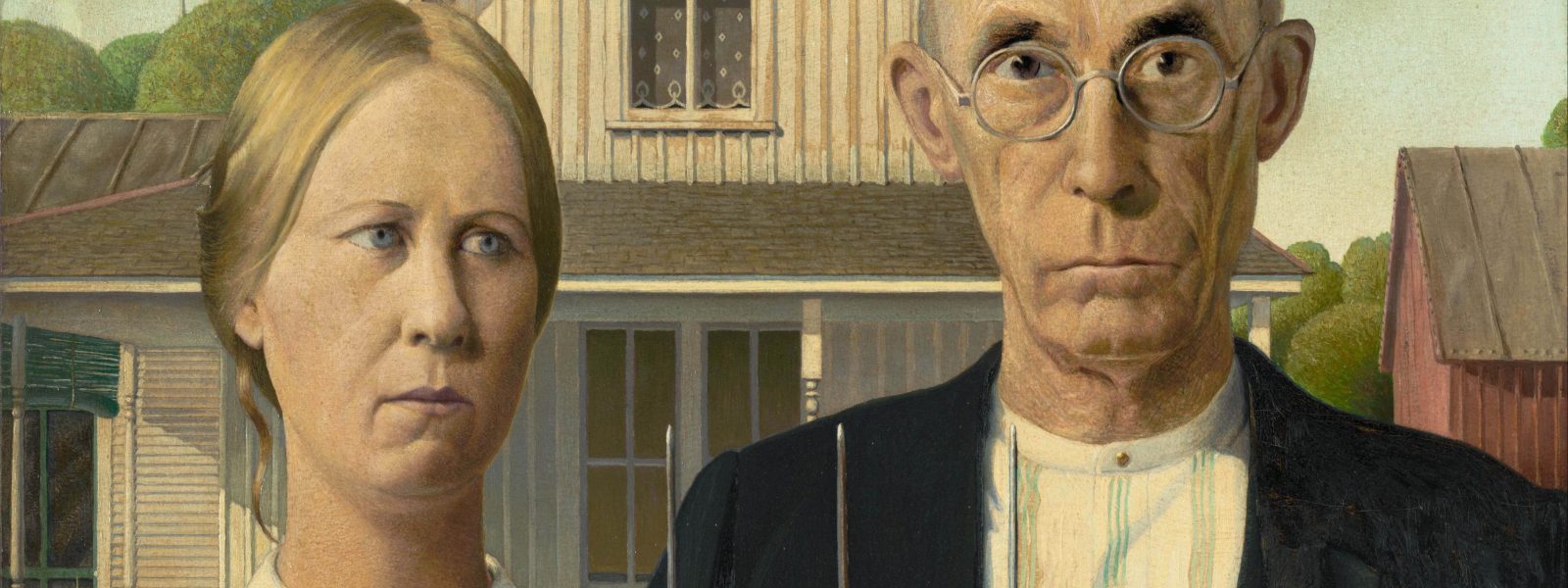 American Gothic, Grant Wood, Art Institute of Chicago