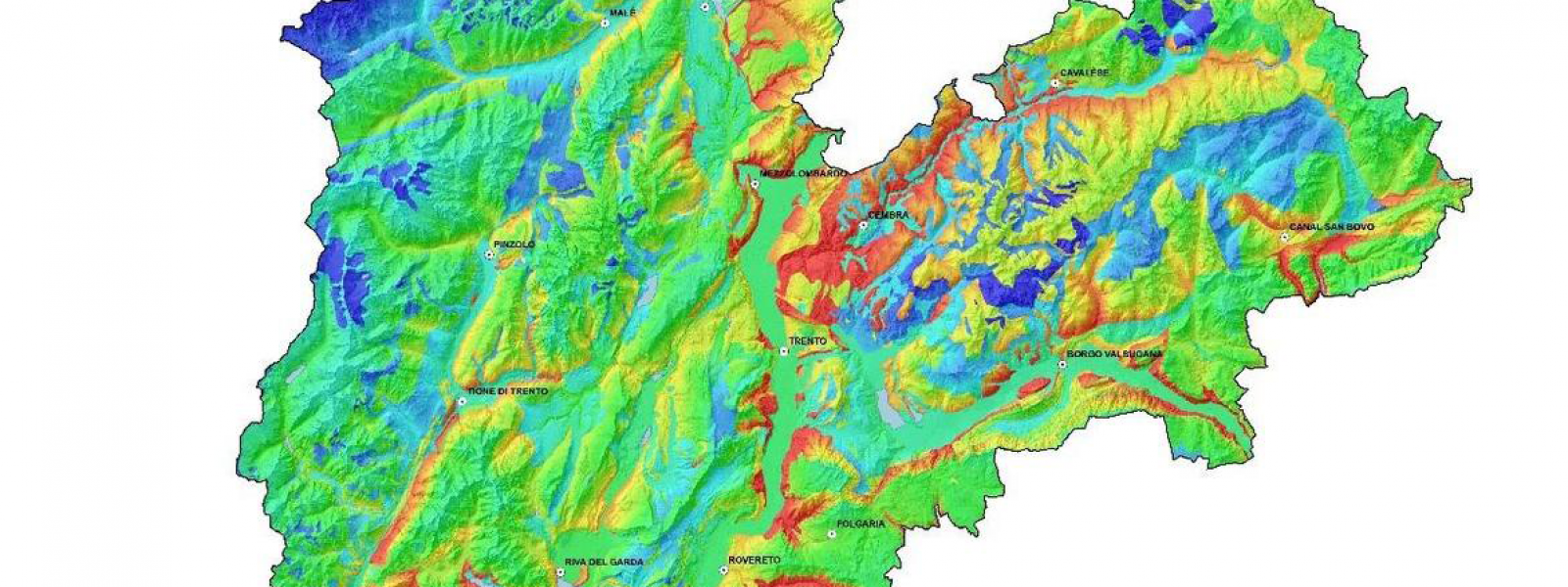 Mappa geotermica del Trentino