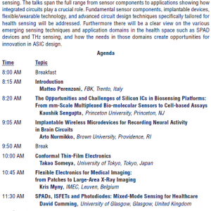 Agenda Forum ISSSCC2020