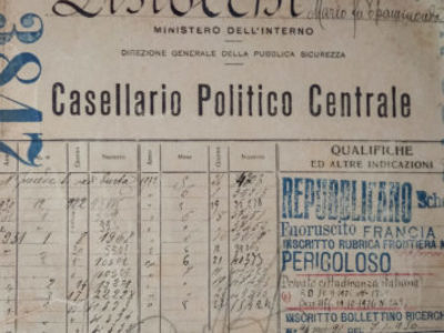 casellario politico antico
