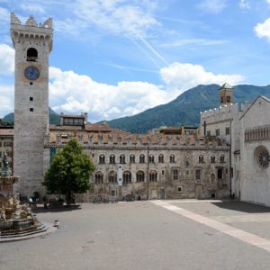 AdobeStock_86404978_Trento Piazza Duomo and the Torre Civica