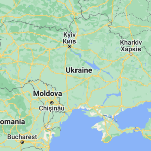 Mappa Ucraina tratta da google map