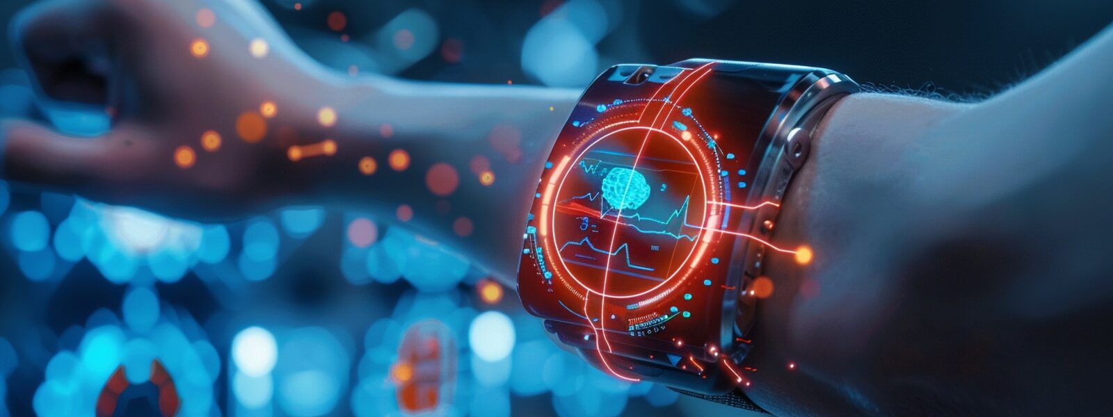 Witness the integration of nanoscale biosensors into wearable devices, allowing for real-time monitoring of vital signs and early detection of health issues,